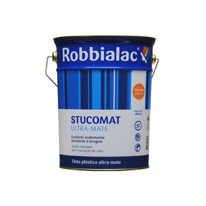 Tinta Pl Stica Ultra Mate Stucomat Robbialac Armaz Ns Reis