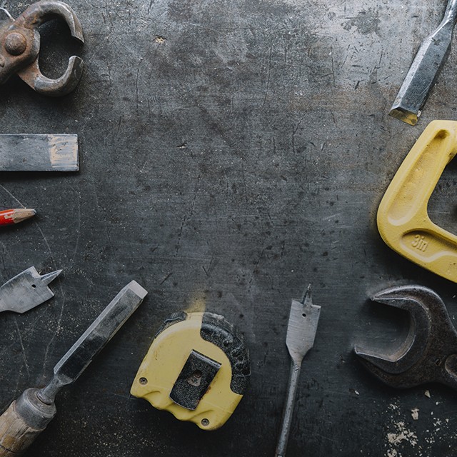 Utilize para ferramentas manuais