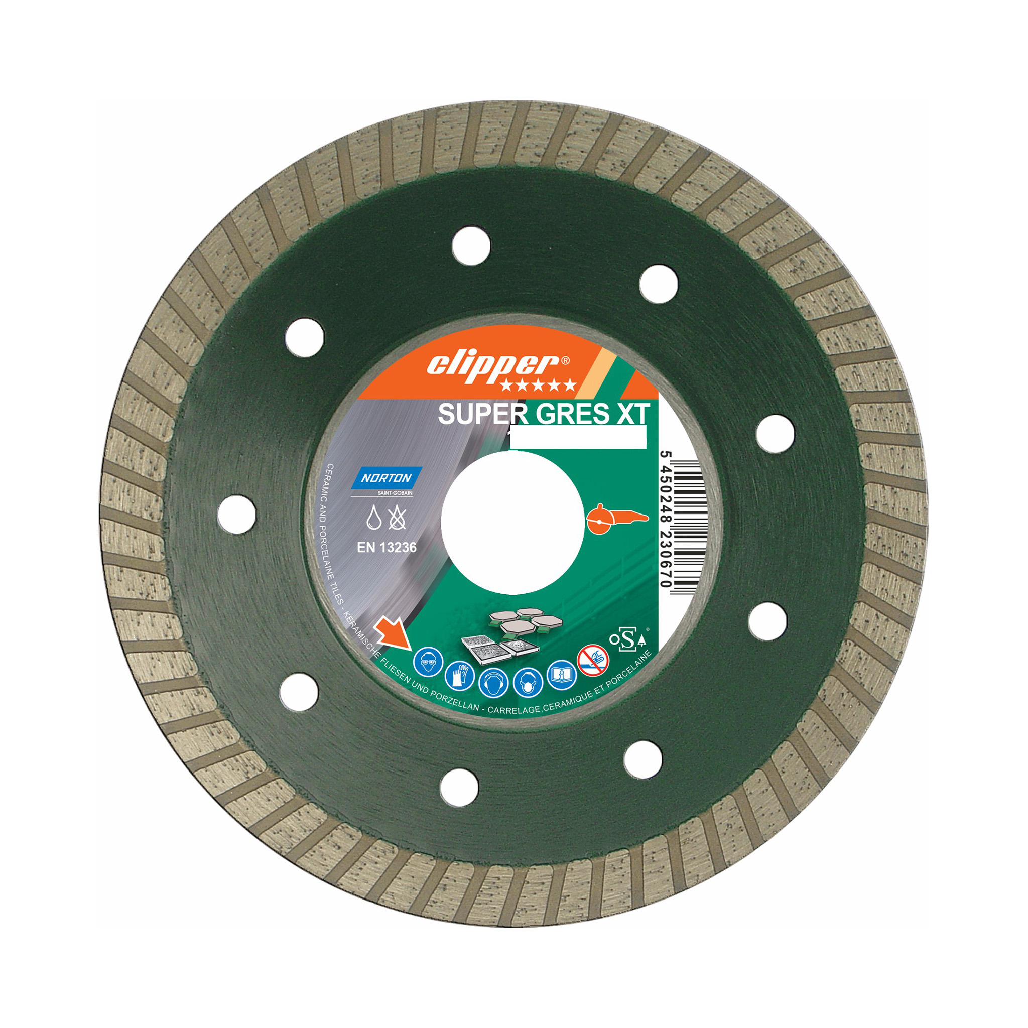 NORTON DISCO DIAMANTE SUPER GRES XT 125x22.23