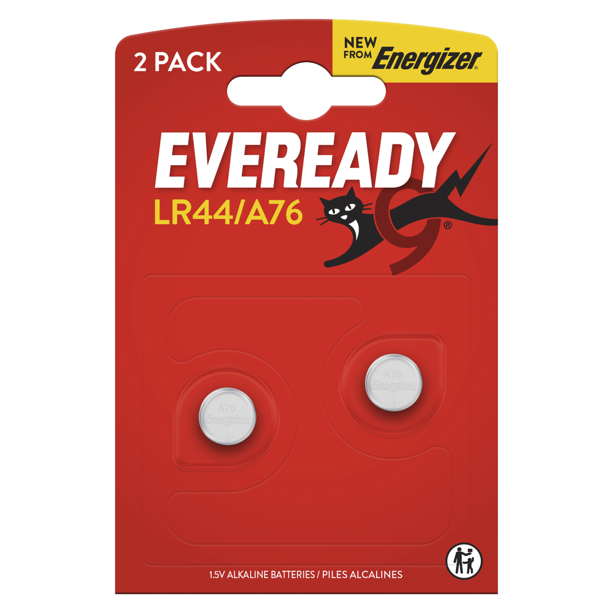 Pilha Alcalina Eveready A76/LR44 2un