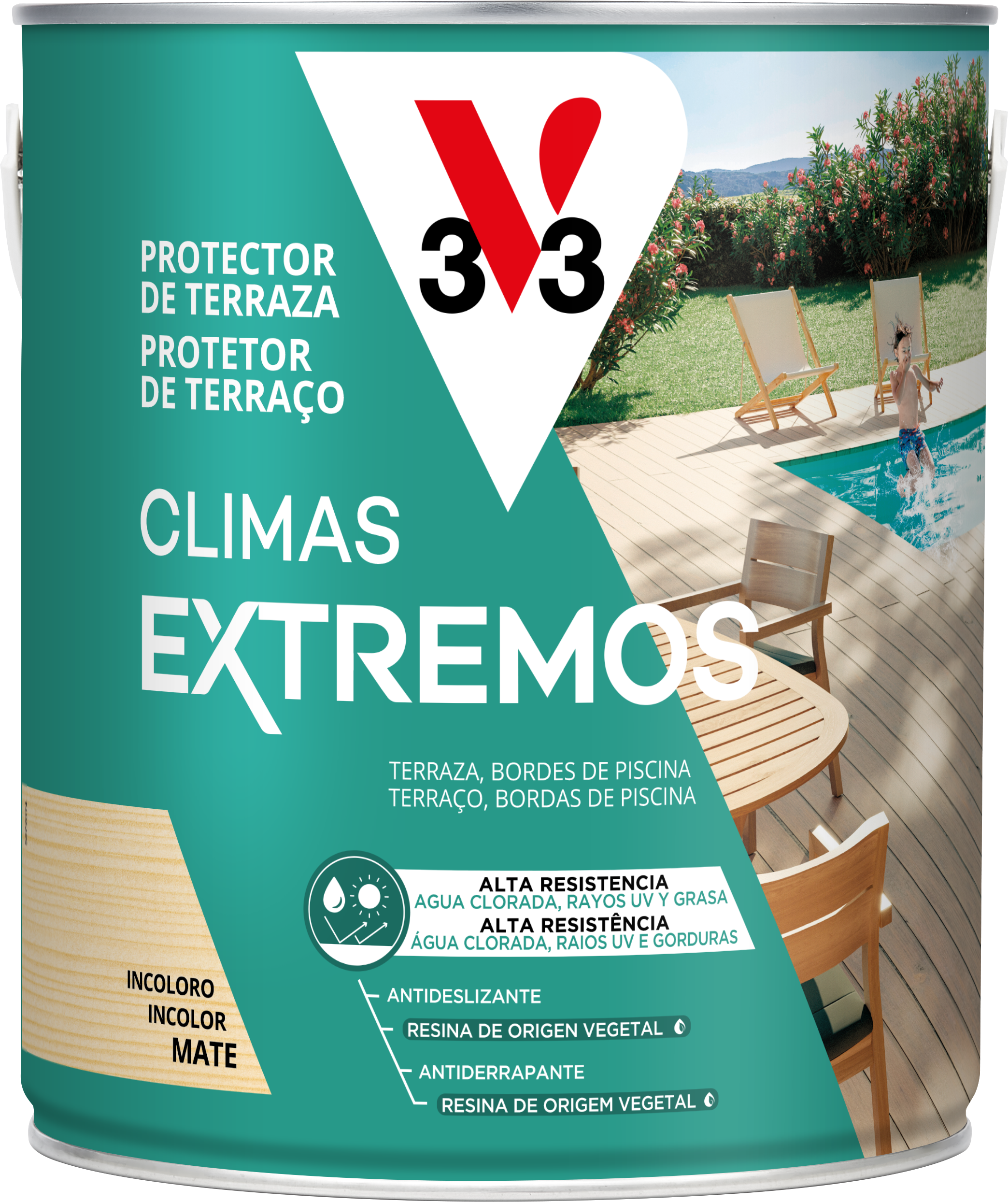 Protetor V33 Climas Extremos Terraços de Madeira