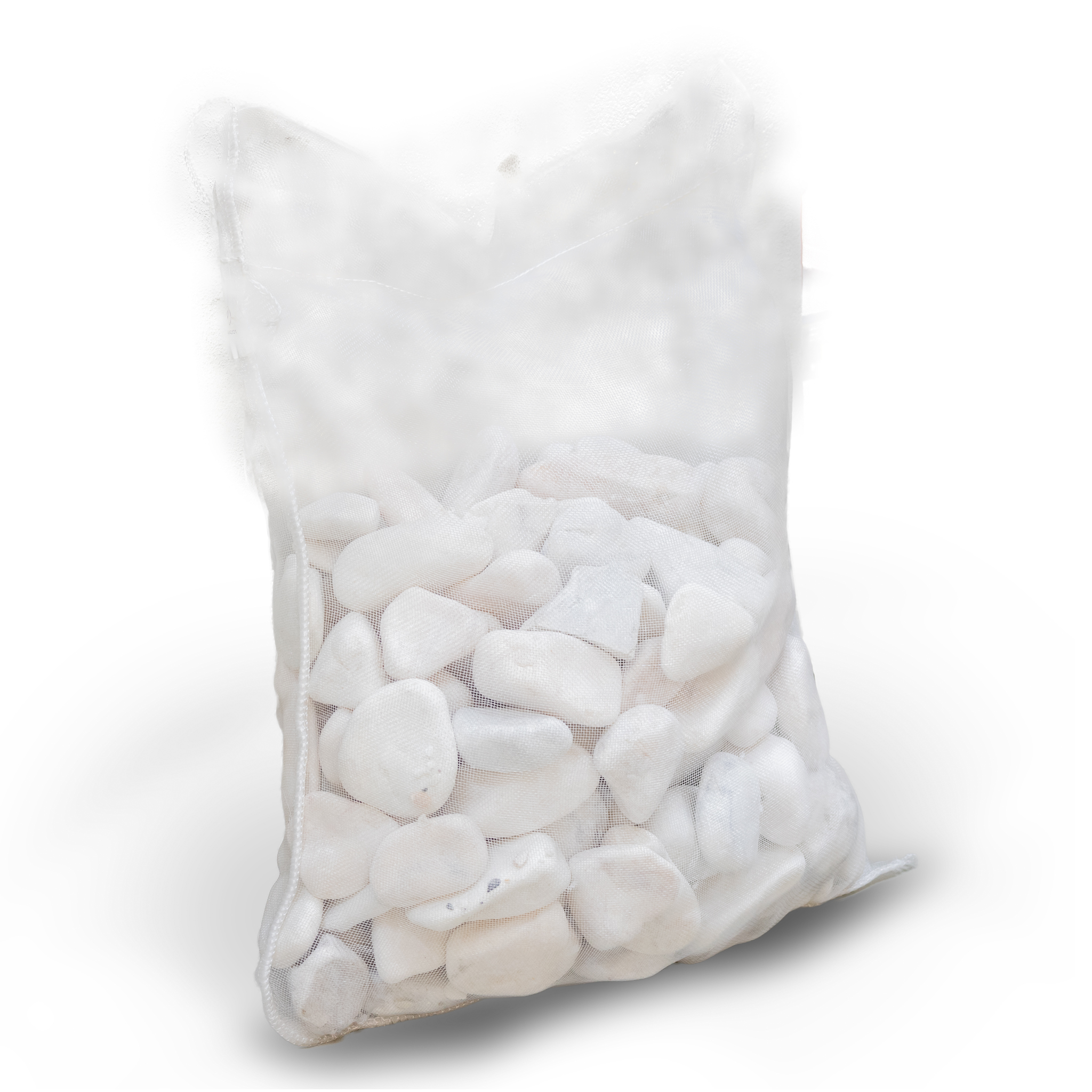 Pedra Decorativa Mármore Branco Rolado 25kg