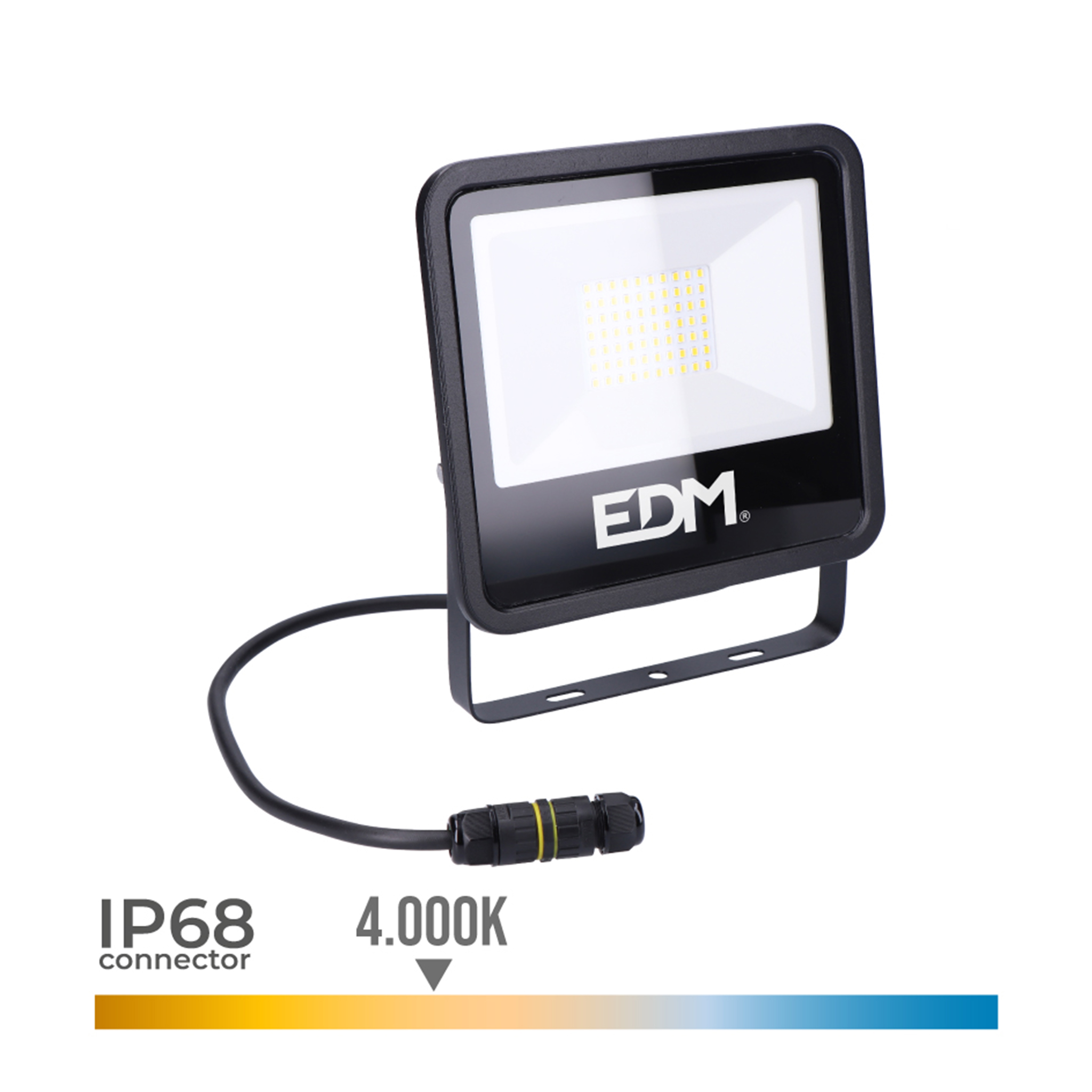 Projetor LED 50W 4000LM 4000K 220-240V IP68