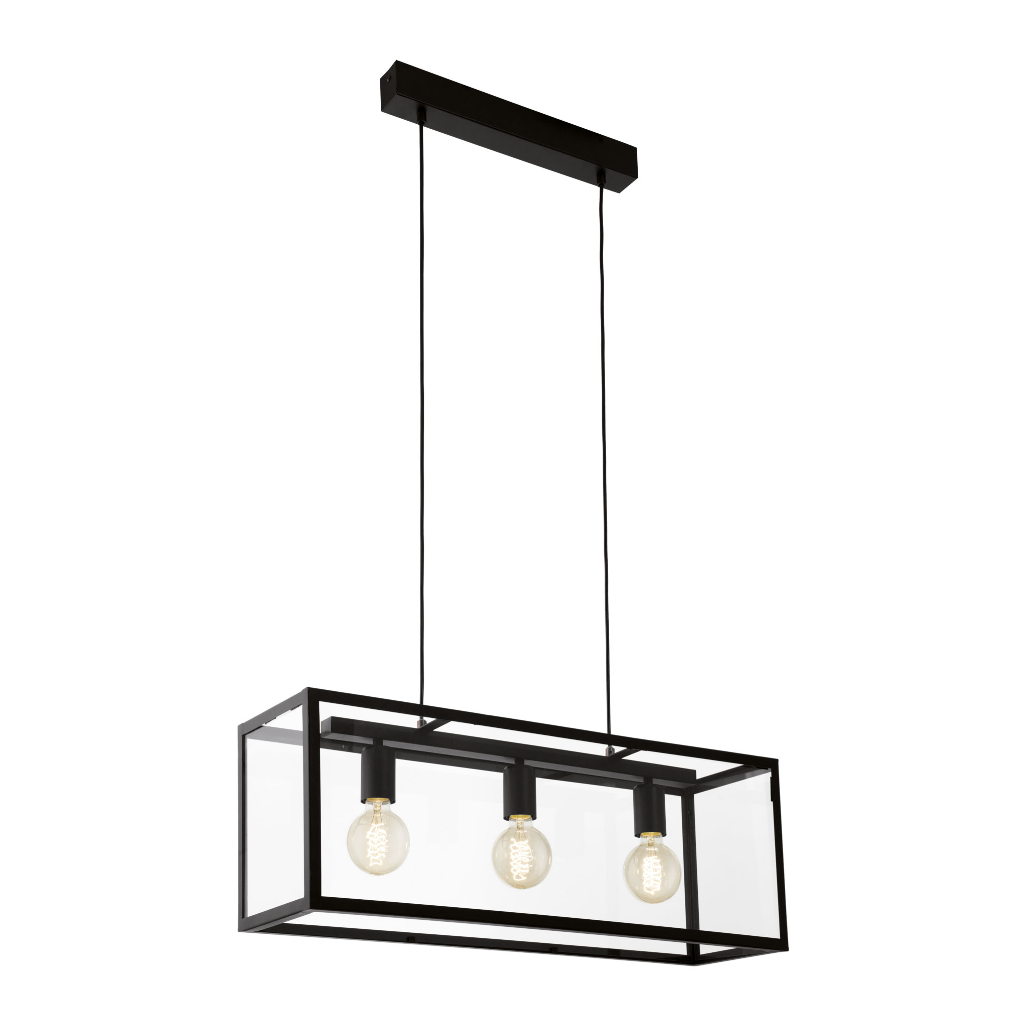 Candeeiro Suspenso de Teto 3xE27 60W Eglo Charterhouse
