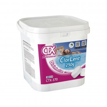 Tricloro Pastilhas 250g CTX-370 ClorLent 5kg Tricloro Pastilhas 250g CTX-370 ClorLent 5kg