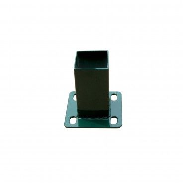 Base Metálica Quadrada para Poste Streightex Base Metálica Quadrada para Poste Streightex