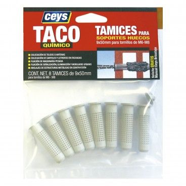 Camisa para Bucha Química Ceys 9x50mm 8un Camisa para Bucha Química Ceys 9x50mm 8un