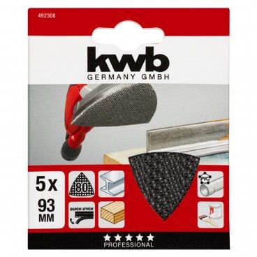Kwb Kit 5 Lixas Delta 93x93mm Kwb Kit 5 Lixas Delta 93x93mm