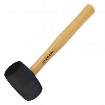 Maço de Borracha Preto Syer Or 16oz Maço de Borracha Preto Syer Or 16oz