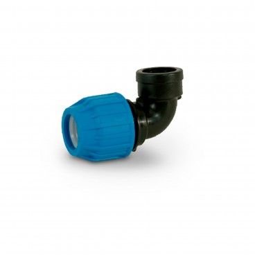 Joelho com Sa�da Roscada F�mea de Encaixe R�pido