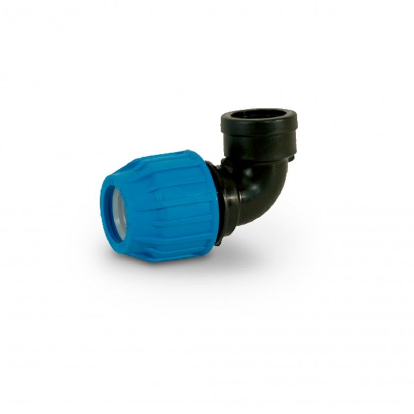 Joelho com Sa�da Roscada F�mea de Encaixe R�pido