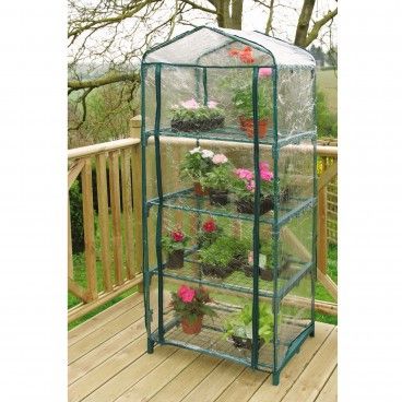 Estufa de Varanda com 3 Prateleiras