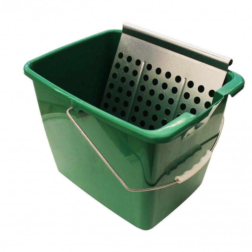 Balde de Pintura Retangular com Grelha em Chapa de 15L