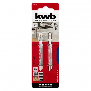 Kwb Lâmina para Serra Tico-Tico Metal Corte Grosso 75mm 2un Kwb Lâmina para Serra Tico-Tico Metal Corte Grosso 75mm 2un