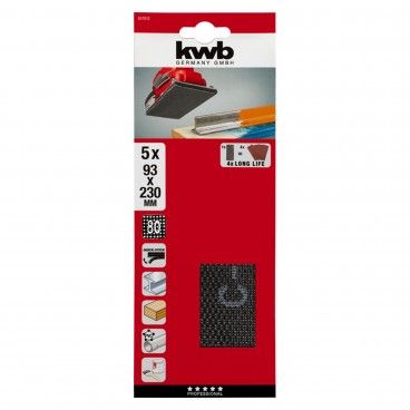 Kwb Kit 5 Lixas com Velcro 93x230mm
