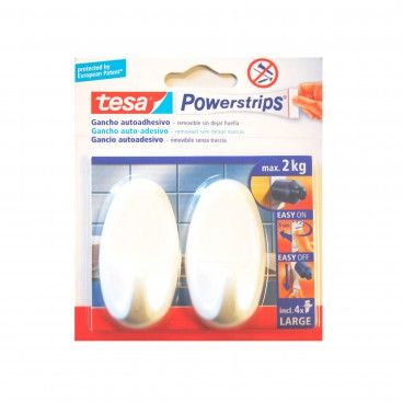 Gancho Adesivo Oval Tesa Powerstrips 2un