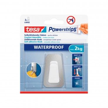 Gancho Adesivo Tesa Powerstrips Waterproof at 2Kg