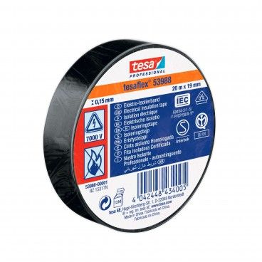 Fita Isoladora Para Eletricista Tesaflex 20Mx19Mm