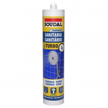 Silicone Sanitrio Actico Soudal Turbo 290ml