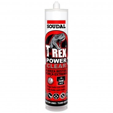 Cola e Veda Soudal T-Rex Power Clear 290ml