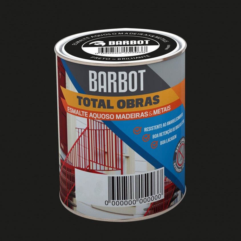 Esmalte Aquoso Brilhante Barbot Total Obras