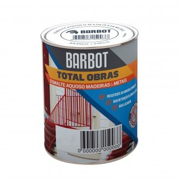 Esmalte Aquoso Fosco Barbot Total Obras