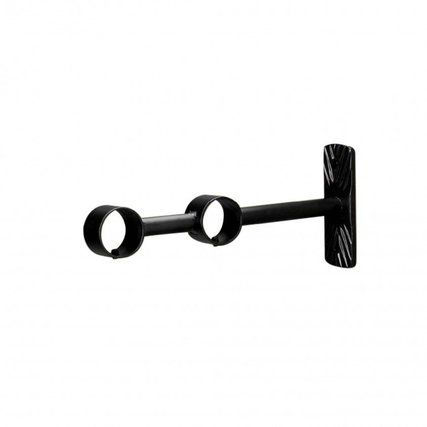 Suporte Duplo Fechado de Ferro 28mm