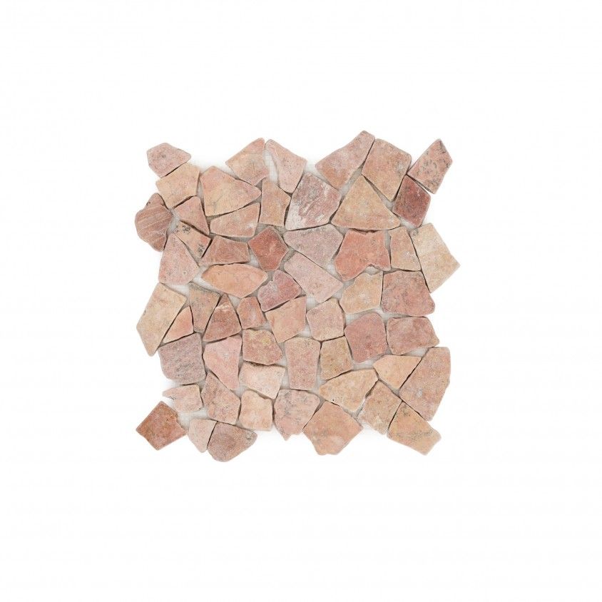Mosaico Mrmore Irregular Rosa 30x30