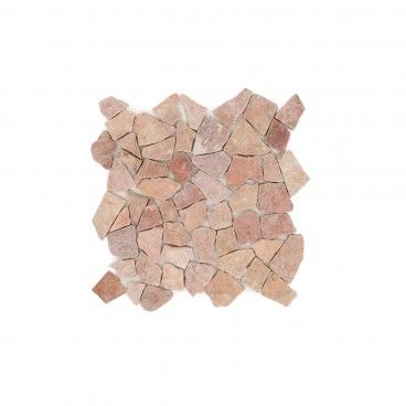 Mosaico Mármore Irregular Rosa 30x30
