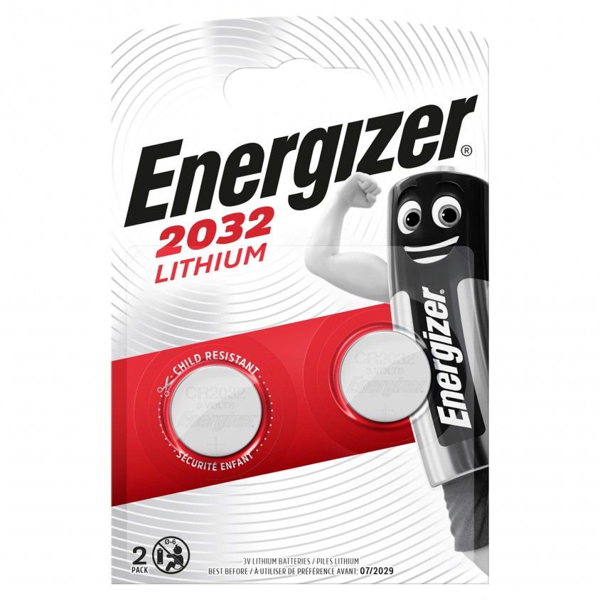 Pilha Energizer CR2032 Lithium 2un