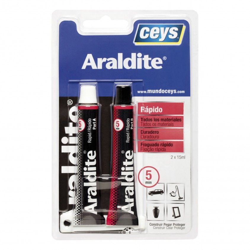 Cola Ceys Araldite Rpido Grande 2x15ml