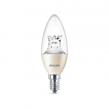 Lmpada LED Chama Phillips B38 CL D/4 40W 470Lm 2700K