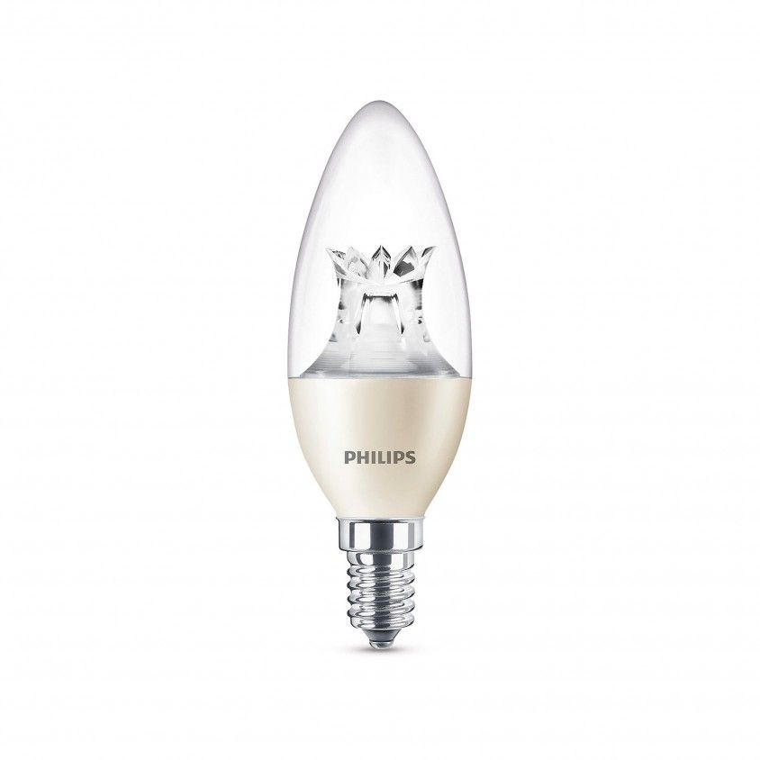 Lmpada LED Chama Phillips B38 CL D/4 40W 470Lm 2700K