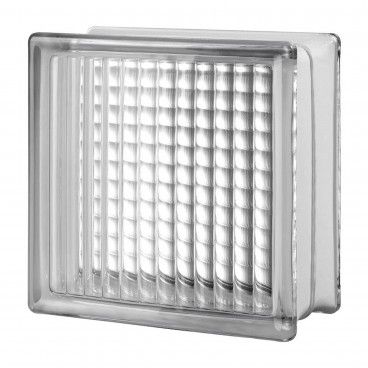 Bloco Vidro Ondulado Transparente Bloco Vidro Ondulado Transparente