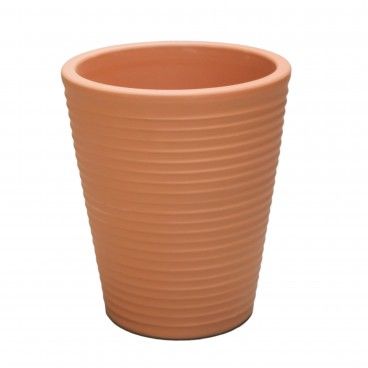 Vaso Terracota Cone Ondulado