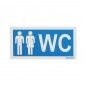 Sinal de Informao WC Homem/Mulher PVC Opaco