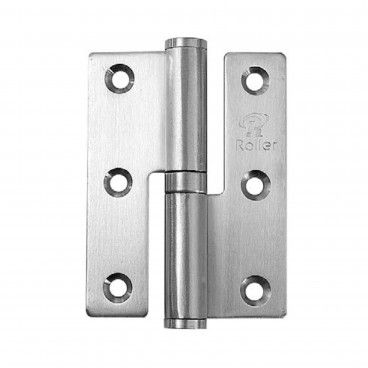 Dobradia de 1/2 Balano Roller Inox Esquerda 3un
