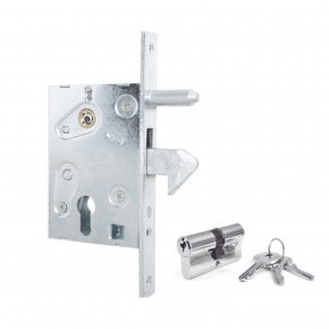 Fechadura com Gancho com Cilindro Galvanizado 232