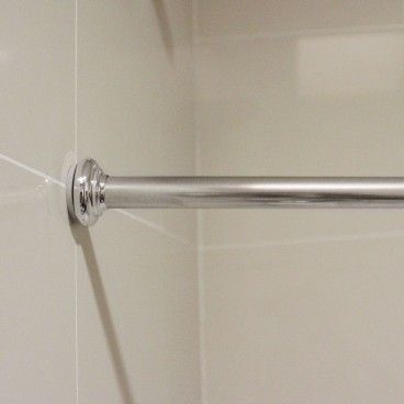 Varo Extensvel Reto para Cortina de Duche