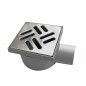 Ralo Sinfonado com Grelha Inox e Descarga Lateral Orient�vel �50mm