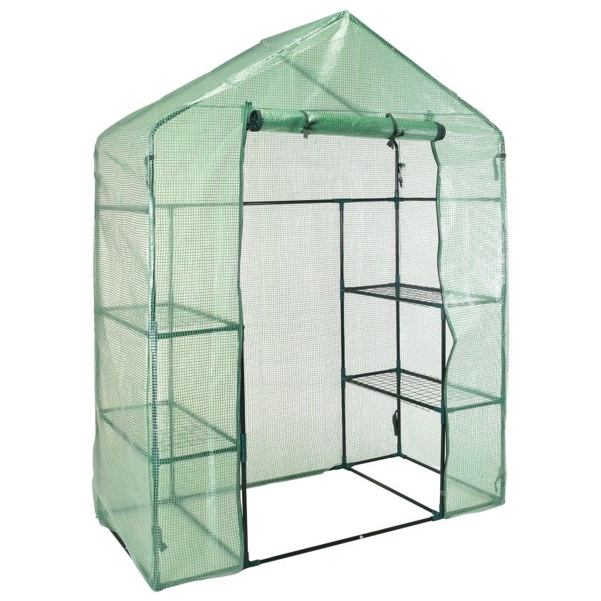 Estufa de Jardim com Prateleiras