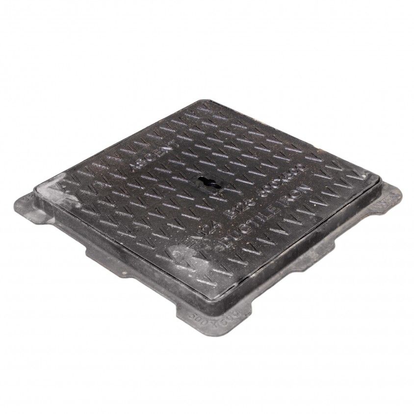 Tampa de Saneamento Rasa em Ferro Fundido B125 Tampa de Saneamento Rasa em Ferro Fundido B125