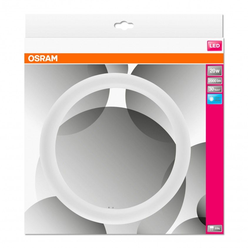 Lâmpada LED Osram Substitube T9 32 G10Q 20W 2000Lm Lâmpada LED Osram Substitube T9 32 G10Q 20W 2000Lm