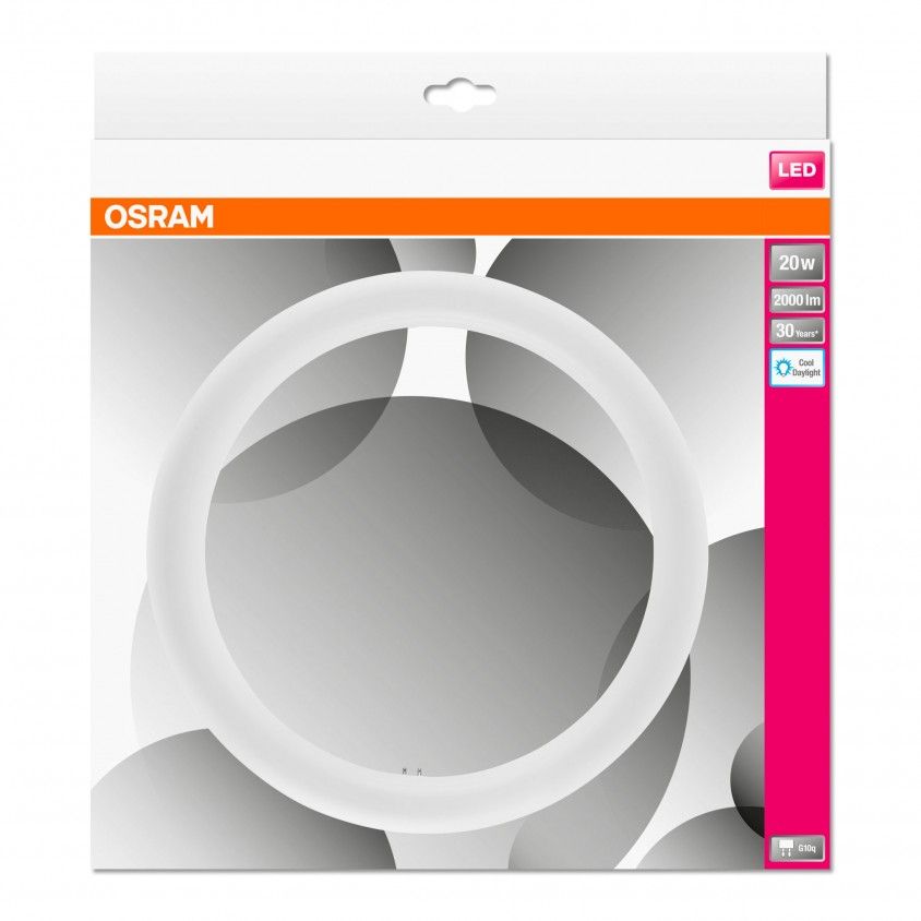 Lâmpada LED Osram Substitube T9 32 G10Q 20W 2000Lm Lâmpada LED Osram Substitube T9 32 G10Q 20W 2000Lm