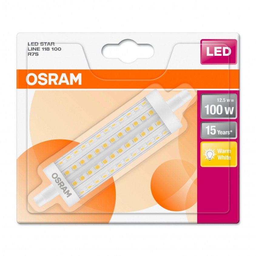 Lâmpada LED Osram Star Line 118 CL 100 R7S 12.5W 1521Lm Lâmpada LED Osram Star Line 118 CL 100 R7S 12.5W 1521Lm