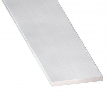 Barra Chata de Alumnio Anodizado 2m
