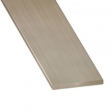 Barra Chata de Inox Mate 1m