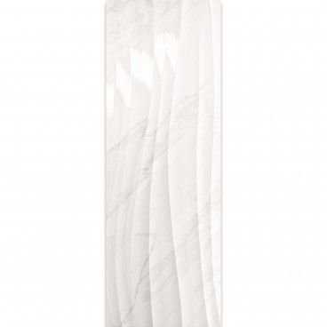 Revestimento Love Marble Shape White Shine Retificado 35x100
