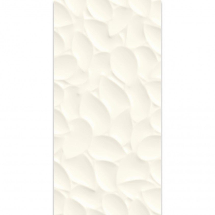 Revestimento Love Genesis Leaf White Matt Retificado 30x60