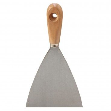 Betumadeira de A�o com Cabo de Madeira